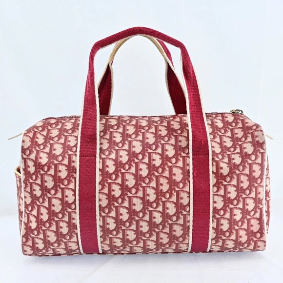 Authentic Christian Dior Mini Boston No2 Trotter Canvas Handbag bsj746-110725 - Picture 4 of 16